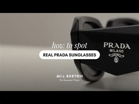 prada sonnenbrille damen fake|How to Tell Fake vs. Real Prada Sunglasses – .